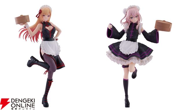 『着せ恋』海夢と紗寿叶が中華風メイド姿でおもてなし。それぞれに合ったデザインもよき！ な新作フィギュア【その着せ替え人形は恋をする】