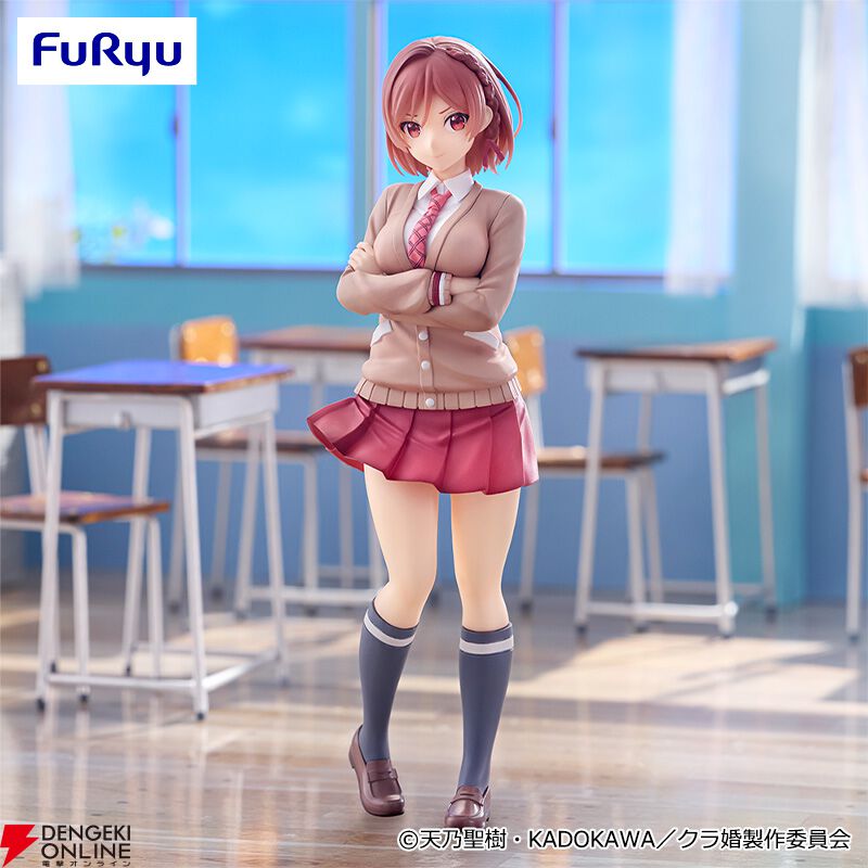 クラ婚』桜森朱音が制服姿でフィギュア化。挑発的な笑みやボディライン クラ婚』桜森朱音が制服姿でフィギュア化。挑発的な笑みやボディライン