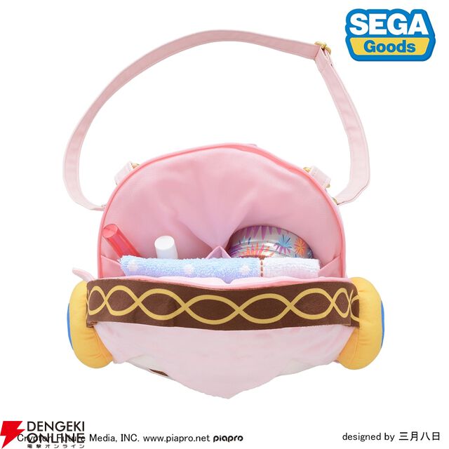 『巡音ルカ ふわぷち フェイスショルダーバッグ M』
