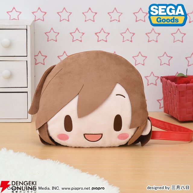 『MEIKO ふわぷち フェイスショルダーバッグ M』