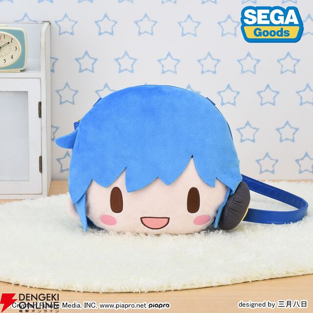 『KAITO ふわぷち フェイスショルダーバッグ M』