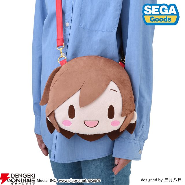 『MEIKO ふわぷち フェイスショルダーバッグ M』