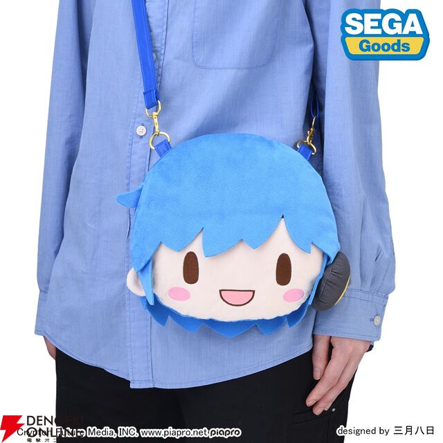 『KAITO ふわぷち フェイスショルダーバッグ M』