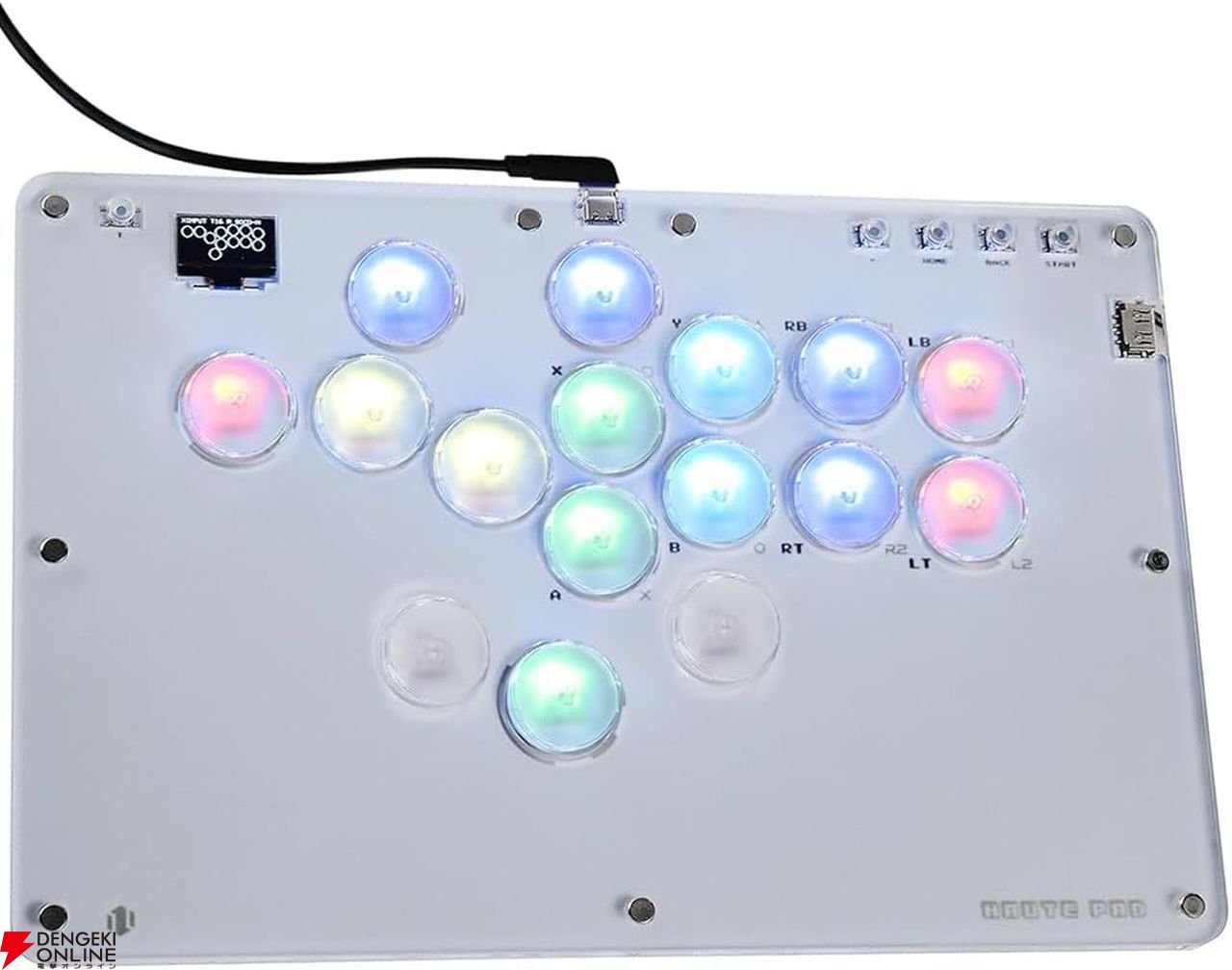 新品✨アケコン レバーレス コントローラー アーケードコントローラー 格闘ゲーム プライムデー》格闘ゲーマー向けレバーレスコントローラー（レバレス