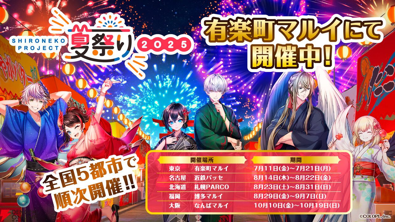 白猫プロジェクト エレノア キーホルダー 夏祭り ステッカー