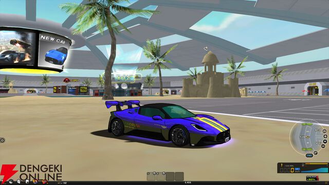 レースACT『ドリフトシティ』が復刻した『SKIDRUSH：Drift City』がSteamで配信。ミトロン島でレースを楽しもう