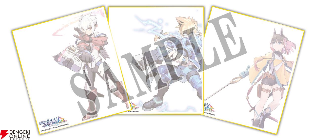 蒼き雷霆 ガンヴォルト トライアングル エディション』発売記念で店頭