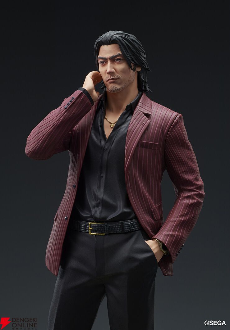 龍が如く』秋山駿がスタチューフィギュア化。印象的なワインレッドの