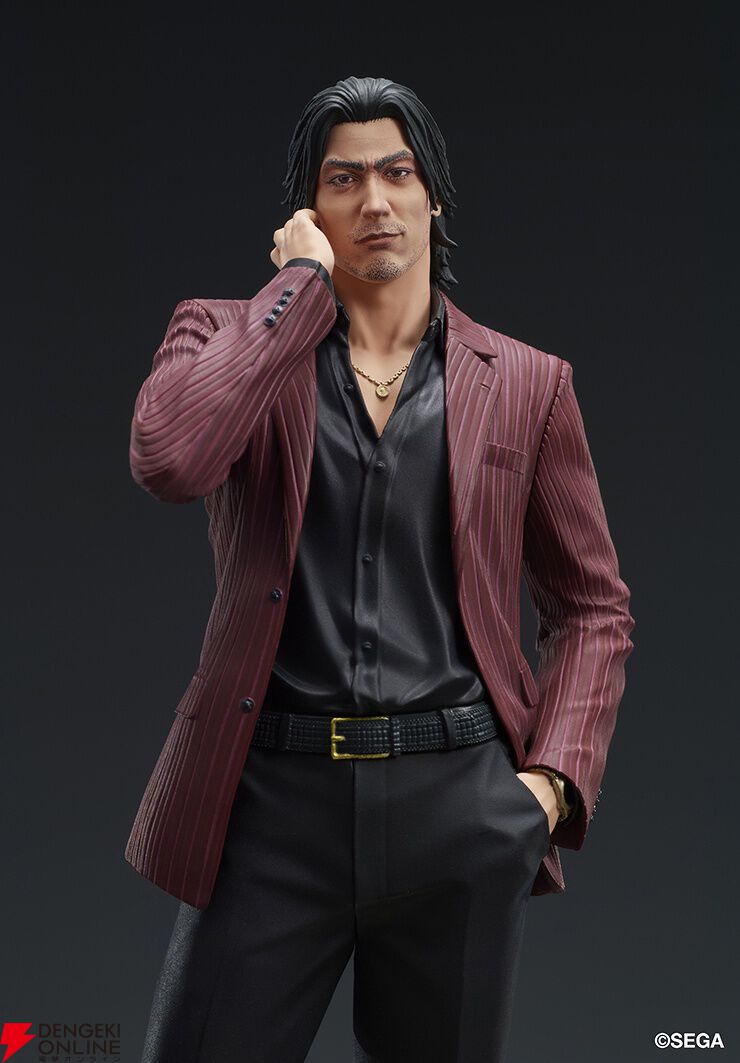 龍が如く』秋山駿がスタチューフィギュア化。印象的なワインレッドの