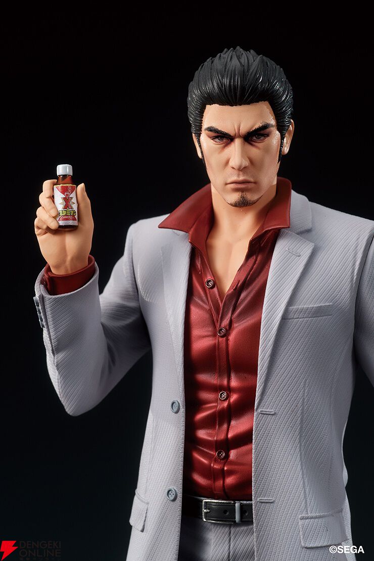 龍が如く』秋山駿がスタチューフィギュア化。印象的なワインレッドの