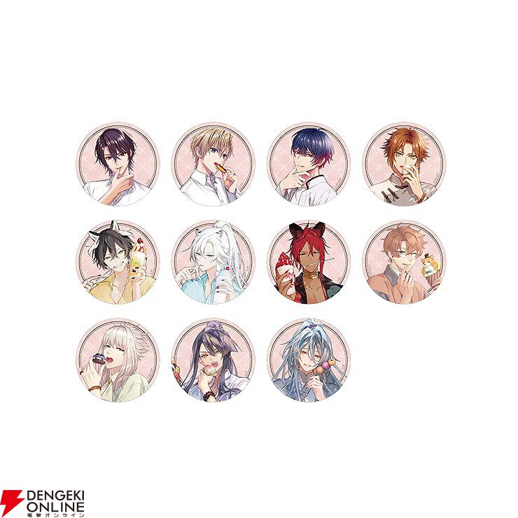 ラディアン リアン 缶バッジ with sweets オトメイト×ビーズログ】第2期グッズ予約スタート♥ “with