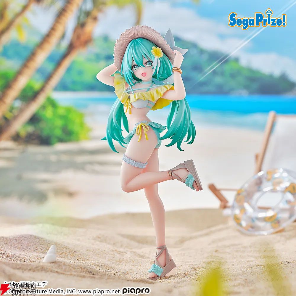 ハツメミク　セクシー水着姿　フィギュア 初音ミク 水着Ver. 1/12 PVC製塗装済み組み立て品 [初音ミク