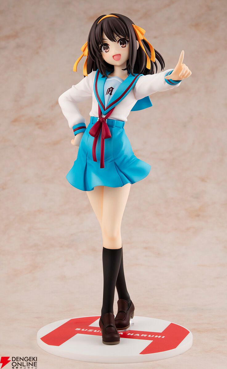 涼宮ハルヒの直観』の表紙を元にした腕組みハルヒのフィギュアが待望の