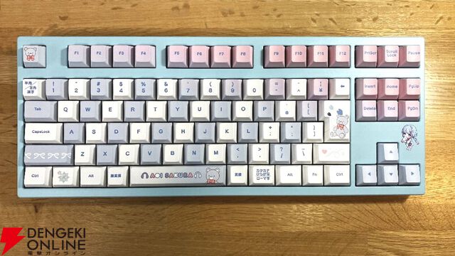 【レビュー】碧依さくらコラボゲーミングキーボードは『Apex』のプレイにも最適？ スベスベ感触＆高速反応で快適に遊べる！