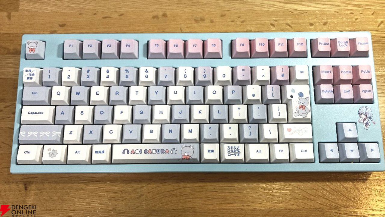レビュー】碧依さくらさんコラボゲーミングキーボードは『Apex