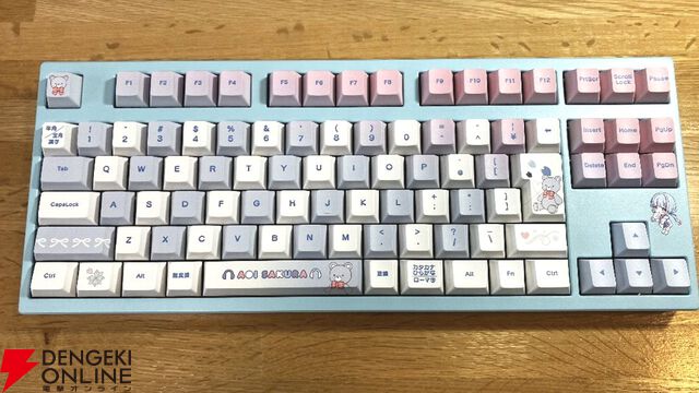 【レビュー】碧依さくらコラボゲーミングキーボードは『Apex』のプレイにも最適？ スベスベ感触＆高速反応で快適に遊べる！