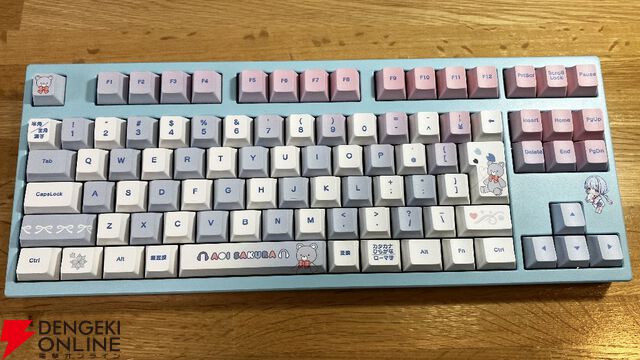 【レビュー】碧依さくらコラボゲーミングキーボードは『Apex』のプレイにも最適？ スベスベ感触＆高速反応で快適に遊べる！