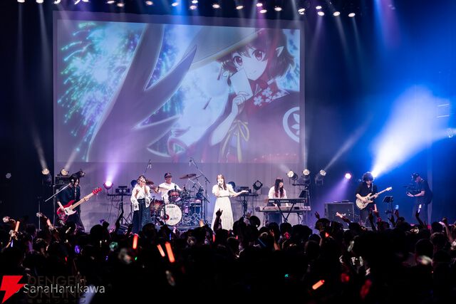 玲瓏のHydrangeaの和風ロック『栄華乃夢』で後半スタート。中島愛さんをゲストに『ラブレター』も披露【ロスワライブ2025レポ④】