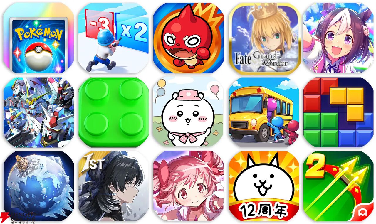 2025年上半期の日本のモバイルゲームは『ポケポケ』が収益とDL数を