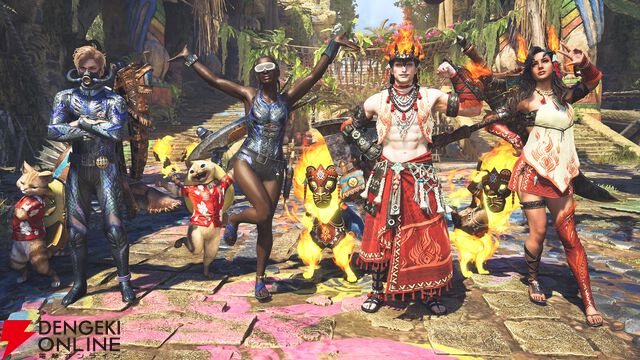 『モンハンワイルズ』季節イベント“交わりの祭事【踊火の儀】”が7/23より開催！ 水鉄砲や砲モロコシで夏を満喫