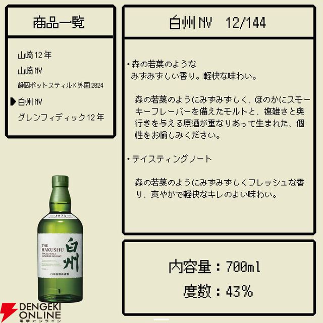 【当たりは5本に1本以上】6,480円で山崎12年、山崎NV、白州NV、静岡ポットスティルK、グレンフィディック12年のどれかが当たる『ウイスキーくじ』が販売中