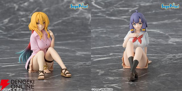 『ぬきたし』片桐奈々瀬と畔美岬がちょこのせフィギュアに登場。際どいポーズに加えて表情や体型も魅力