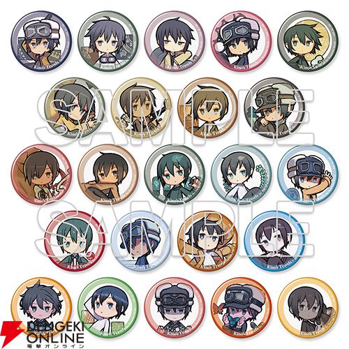 【キノの旅】キノ 電撃文庫 春の祭典 2016 限定 トレーディング缶バッジ キノの旅』25周年を記念したポップアップショップが8月16日より