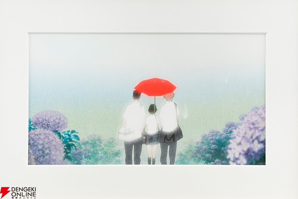 時をかける少女　山本二三展　複製原画　細田 守 2 アニメ映画『時をかける少女』2つの名シーン（二人乗り/相合傘