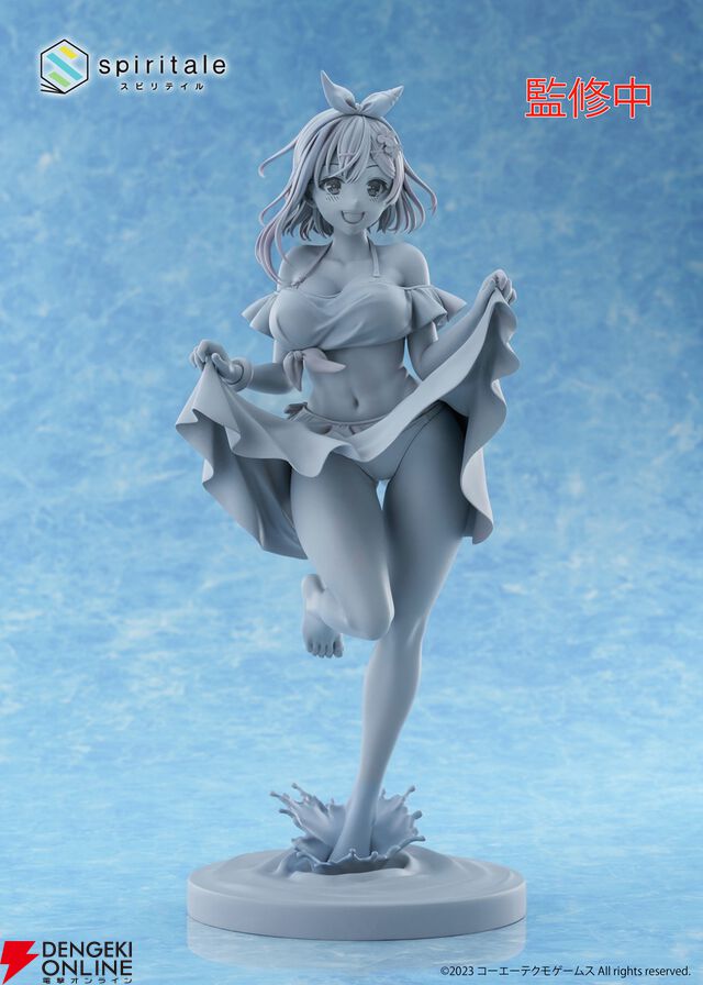 『ライザのアトリエ3』ライザの新作水着フィギュアの原型初公開。太ももはもちろん表情や台座などにも注目【WF2025S】