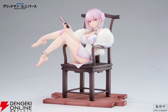 『グリッドマン ユニバース』チャイナドレス＆素足がセクシー。新条アカネの新作フィギュアの彩色原型が公開【WF2025S】