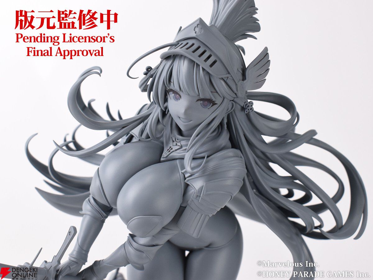 閃乱カグラ』ビキニアーマー姿の鴇がフィギュア化、原型初公開。豊満な