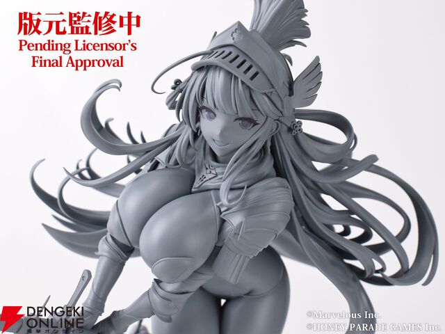 『閃乱カグラ』ビキニアーマー姿の鴇がフィギュア化、原型初公開。豊満な肢体やアーマーなど期待感大の造形！【WF2025S】