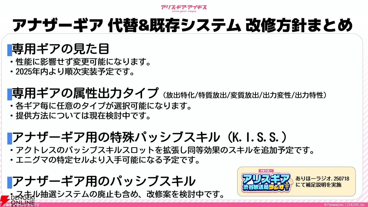 『アリスギア』7.5周年生放送まとめ。叶屋 寧里（声優：和多田美咲）はノーマル/アナザー同時実装。調査任務でスカウトポイントが手に入る改修など【アリス・ギア・アイギス】