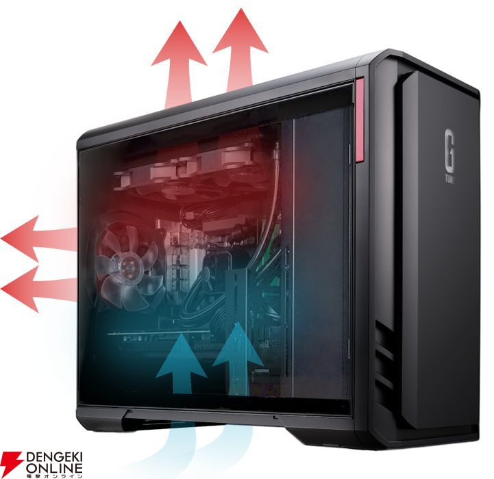 G TUNE”ミニタワー型デスクトップゲーミングPCをリニューアル