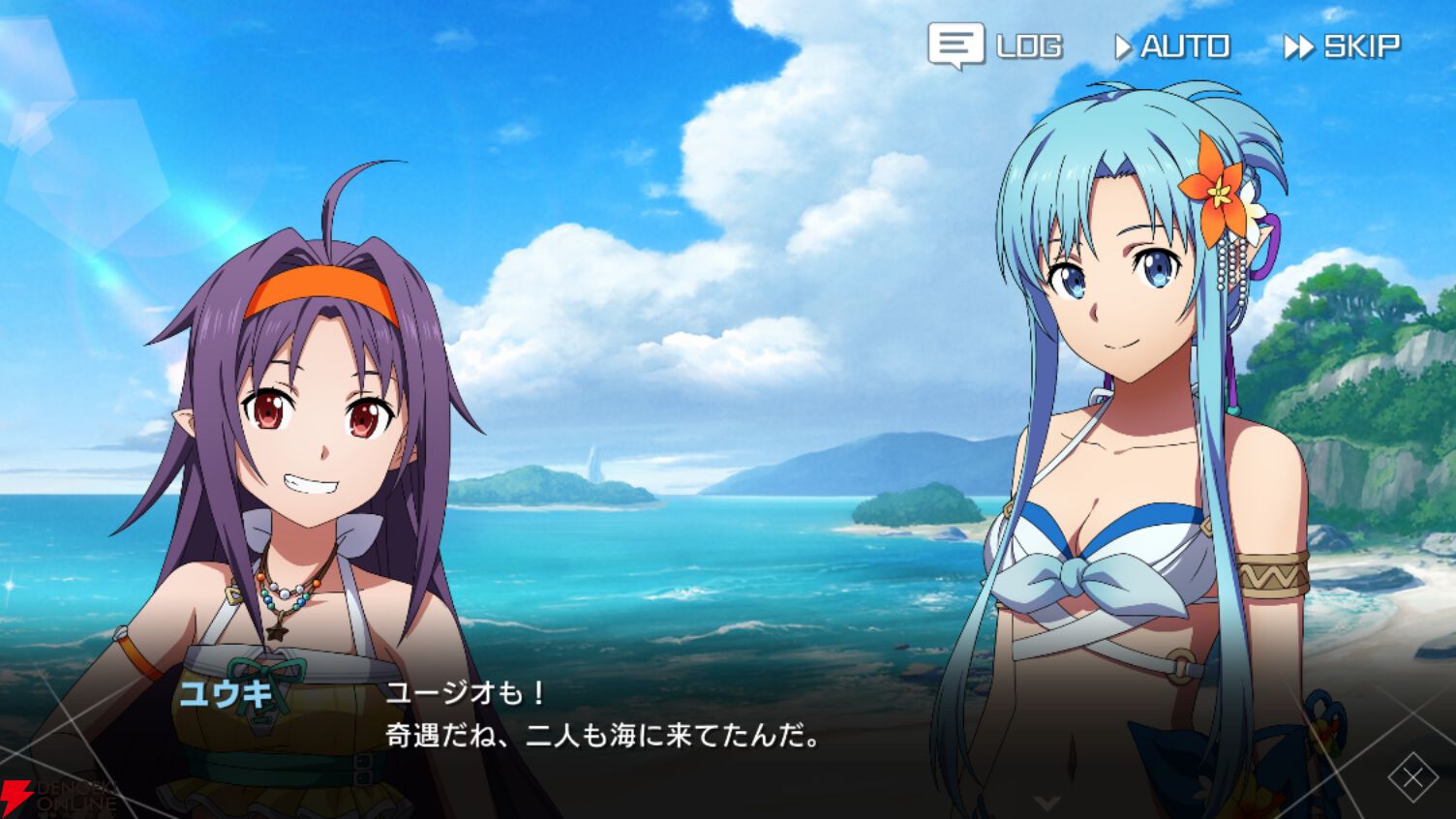 SAOVS』水着姿のアスナとユウキが新登場。フィリアの新アビリティ