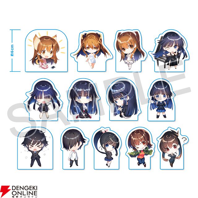 雑貨　全7種セット 「うたわれるもの ロストフラグ トレーディングアクリルフィギュア Vol.2」 C103グッズ アクリルスタンド・アクリルパネル 織代 「うたわれるもの
