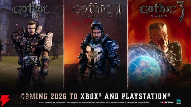 『ゴシック1リメイク』の発売は2026年初頭に決定。さらに『ゴシック』シリーズ3作品のPS5、Xboxでの発売も発表【Gothic 1 Remake】