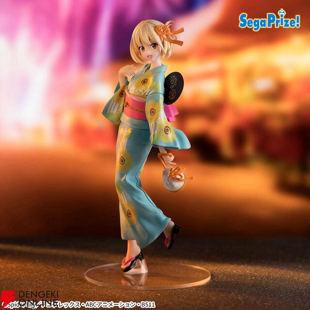 『リコリス・リコイル』千束とたきなの浴衣フィギュアが2025年バージョンに。柄のヒマワリ、アサガオは多色印刷で豪華に表現【リコリコ】