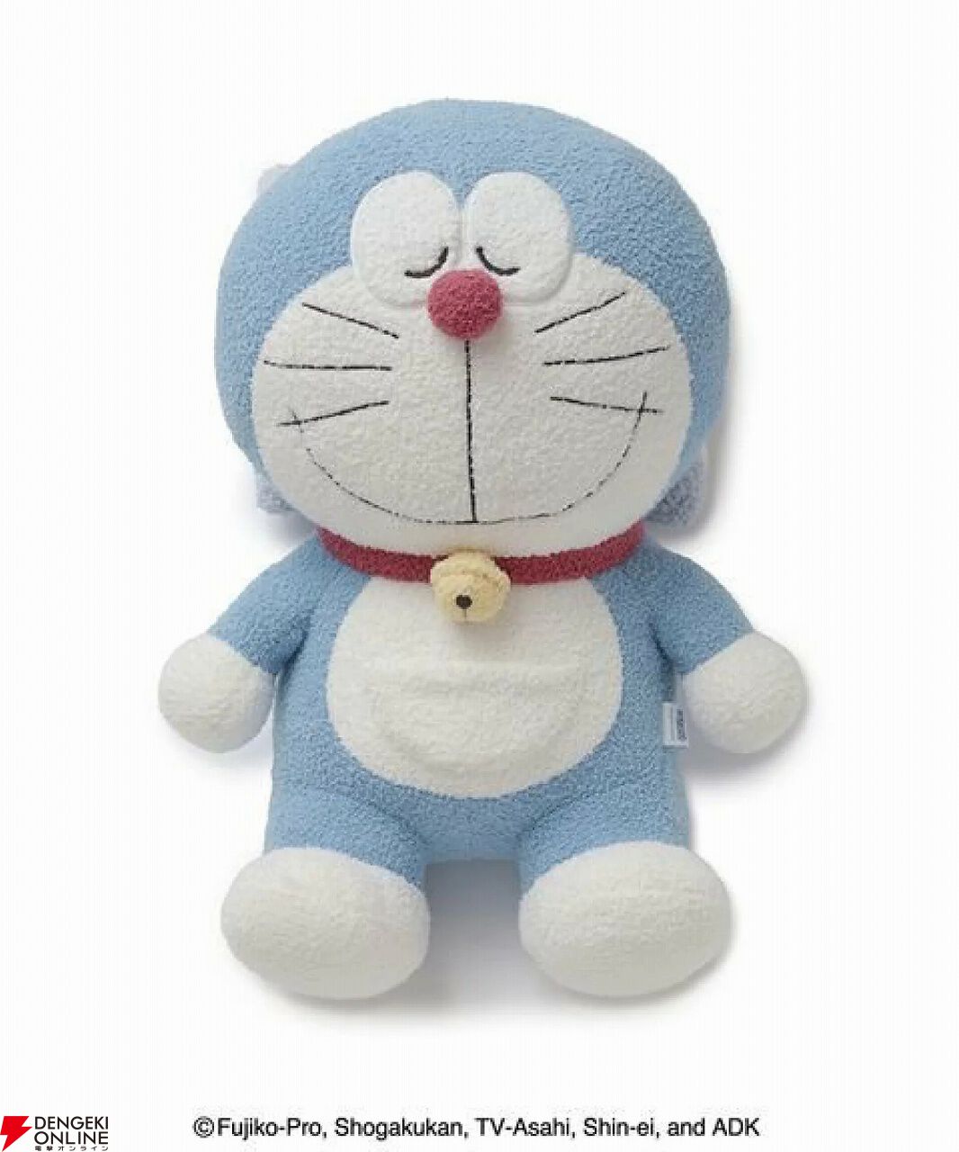 ドラえもん×ジェラピケ】ドラえもんの抱き枕が予約受付中。モコモコの