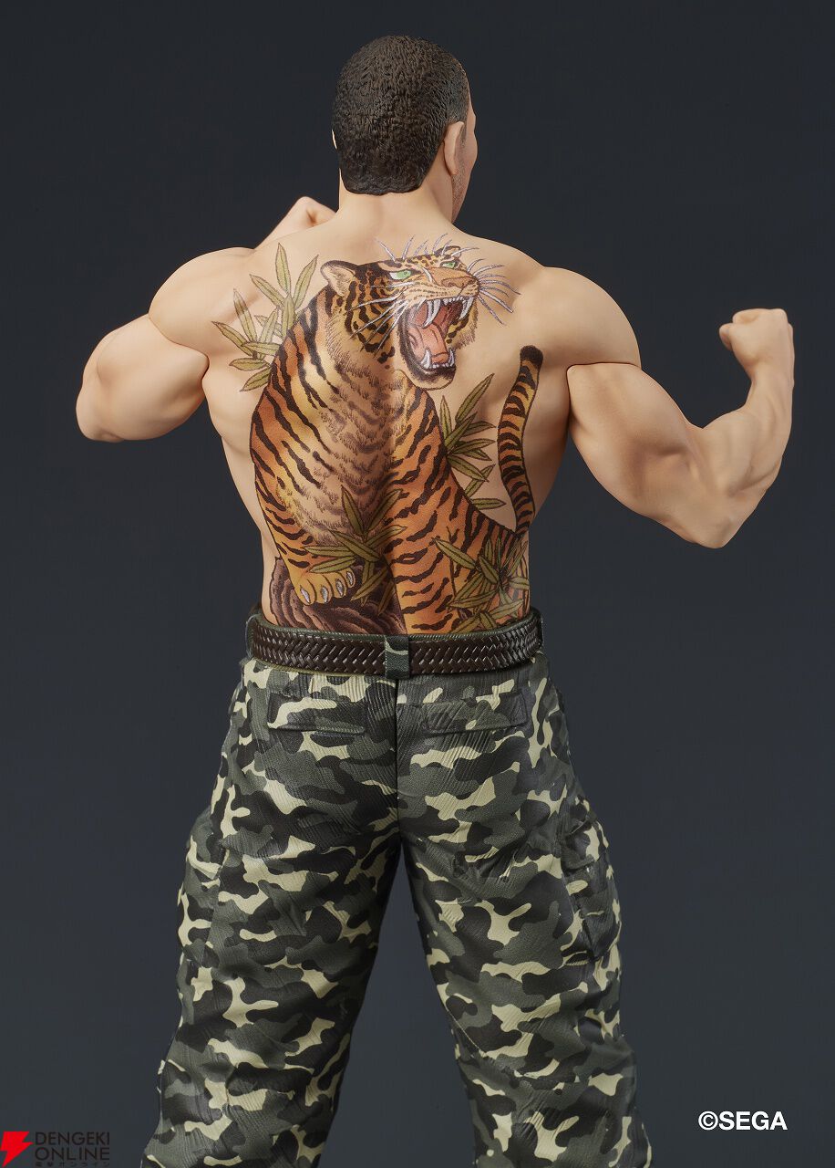 龍が如く』冴島大河が刺青姿でスタチューフィギュア化。迫力ある表情や