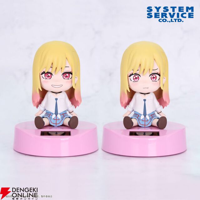 『着せ恋』海夢のゆらゆらソーラーマスコットはかわいい笑顔の“にっこり”と瞳のハートにも注目の“ふまん”の2種類【その着せ替え人形は恋をする】