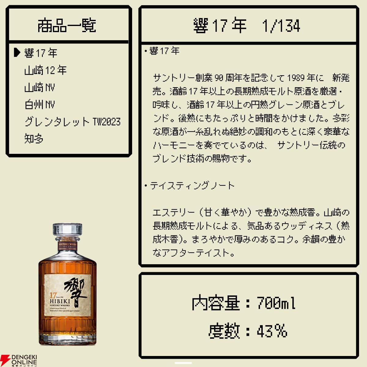 酒 知多 7本、響 1本 8本セット