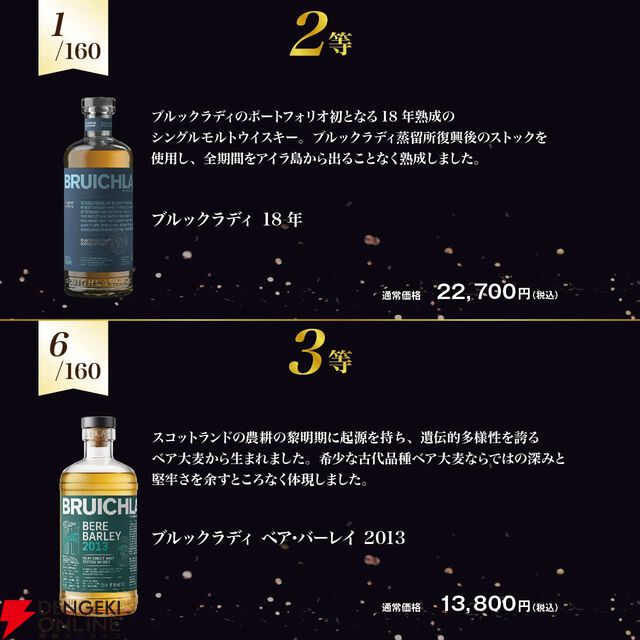 アイラ好き必見のブルックラディ限定ウイスキーくじが販売中。7,980円でブルックラディ ブラックアート 11.1、18年・ベア・バーレイ 2013・ベア・バーレイ 2014などが当たる