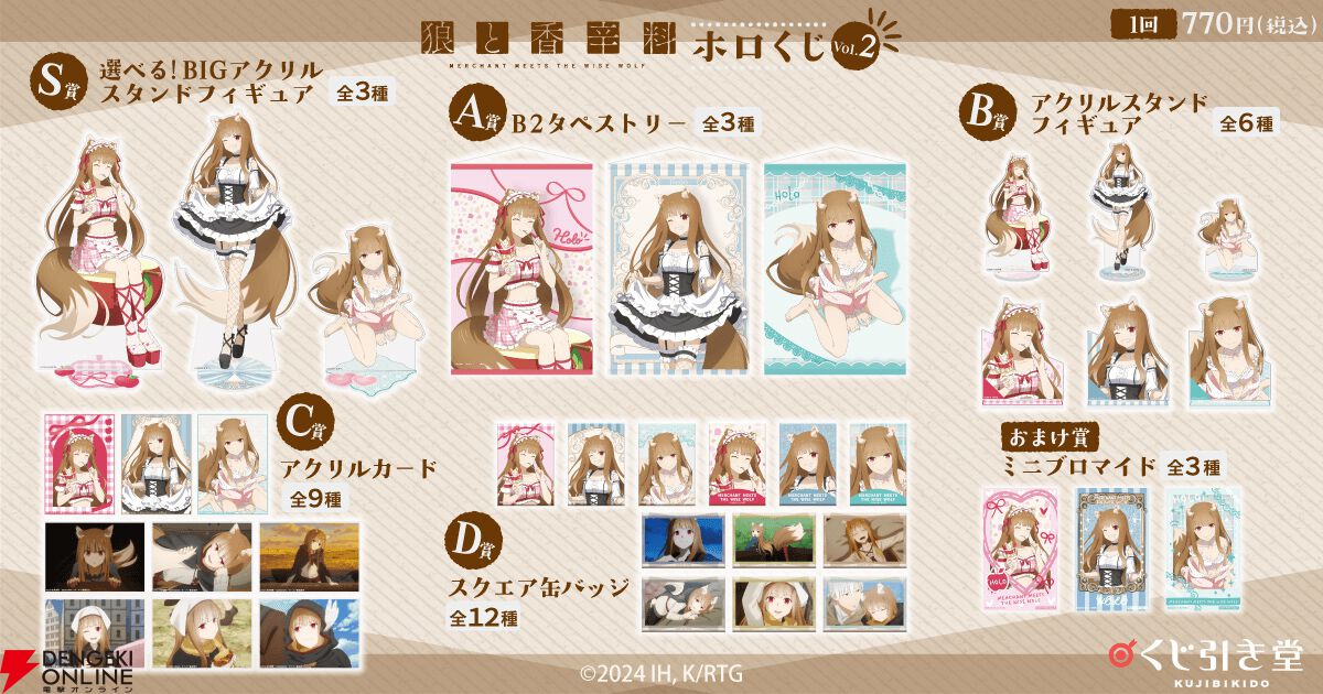 【レア】狼と香辛料　缶バッジ　ホロ 狼と香辛料 MERCHANT MEETS THE WISE WOLF ホロがいっぱい