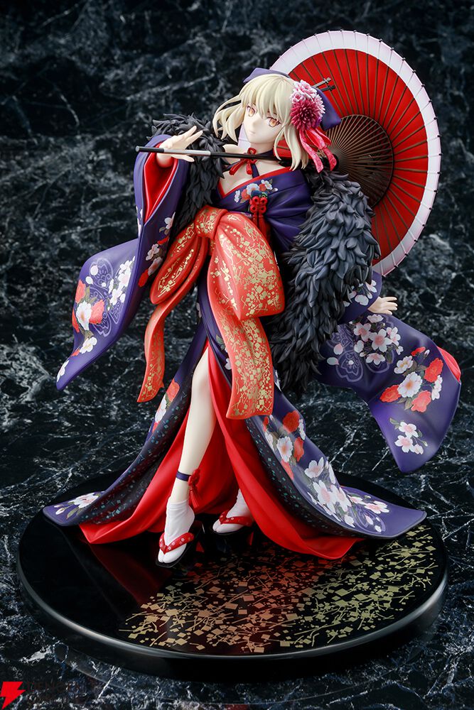 艶やかな着物姿のセイバーオルタフィギュアが二次再販予約受付中