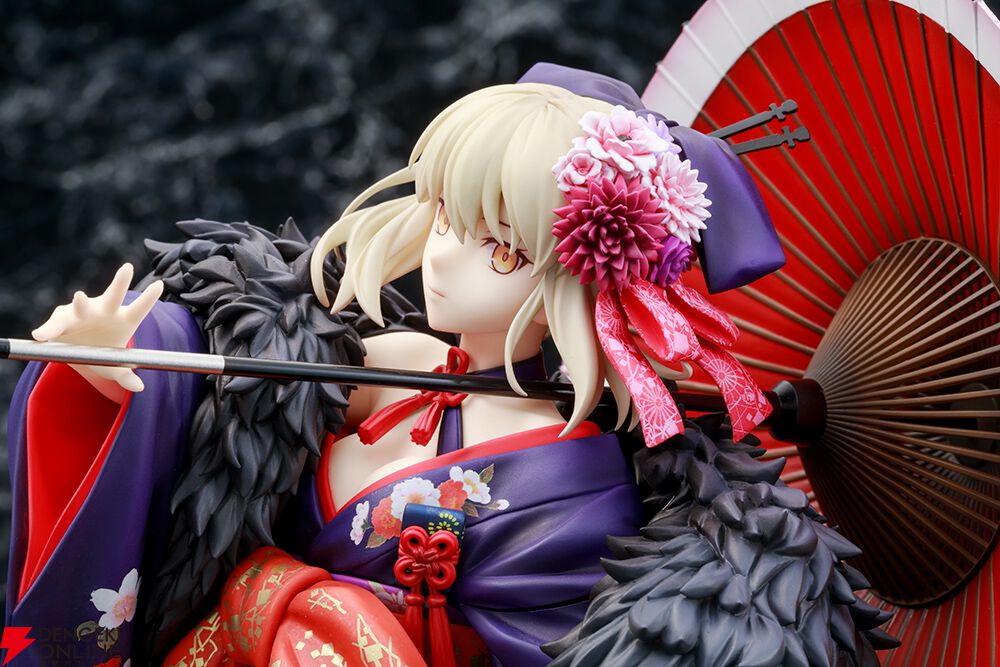 艶やかな着物姿のセイバーオルタフィギュアが二次再販予約受付中