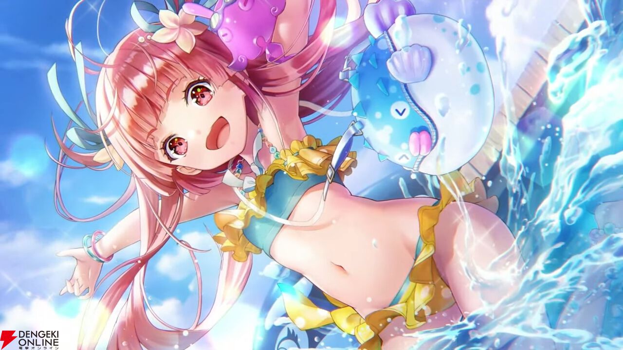 ヘブバン』瑞原あいながキュートな水着姿に！ 魔王軍衣装の佐月マリ