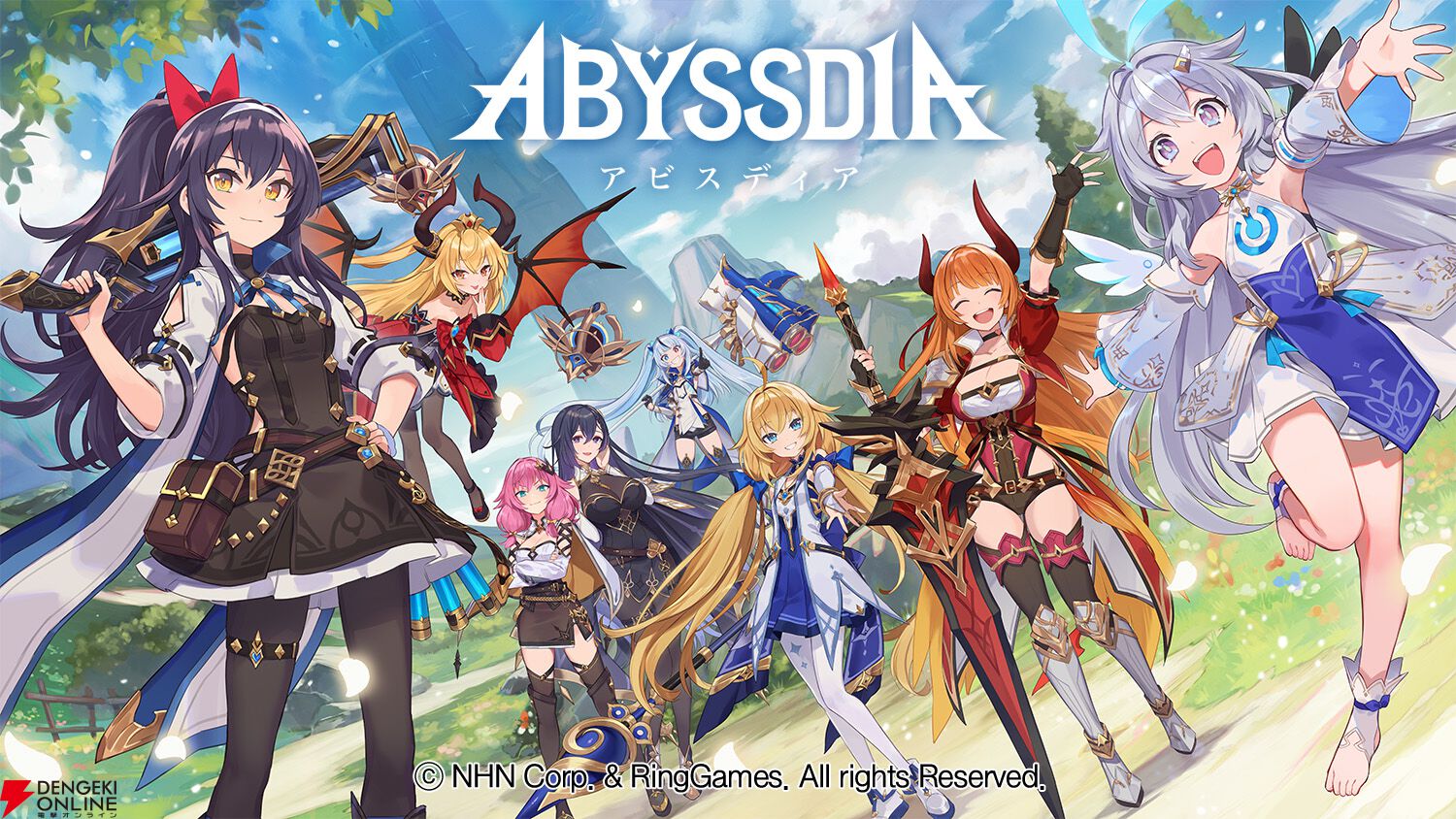 『アビスディア』8月22日にリリース記念生放送が配信。公式VTuberスカヤやマフィア梶田、主要キャラを演じる古賀葵、小清水亜美、井上ほの花が出演