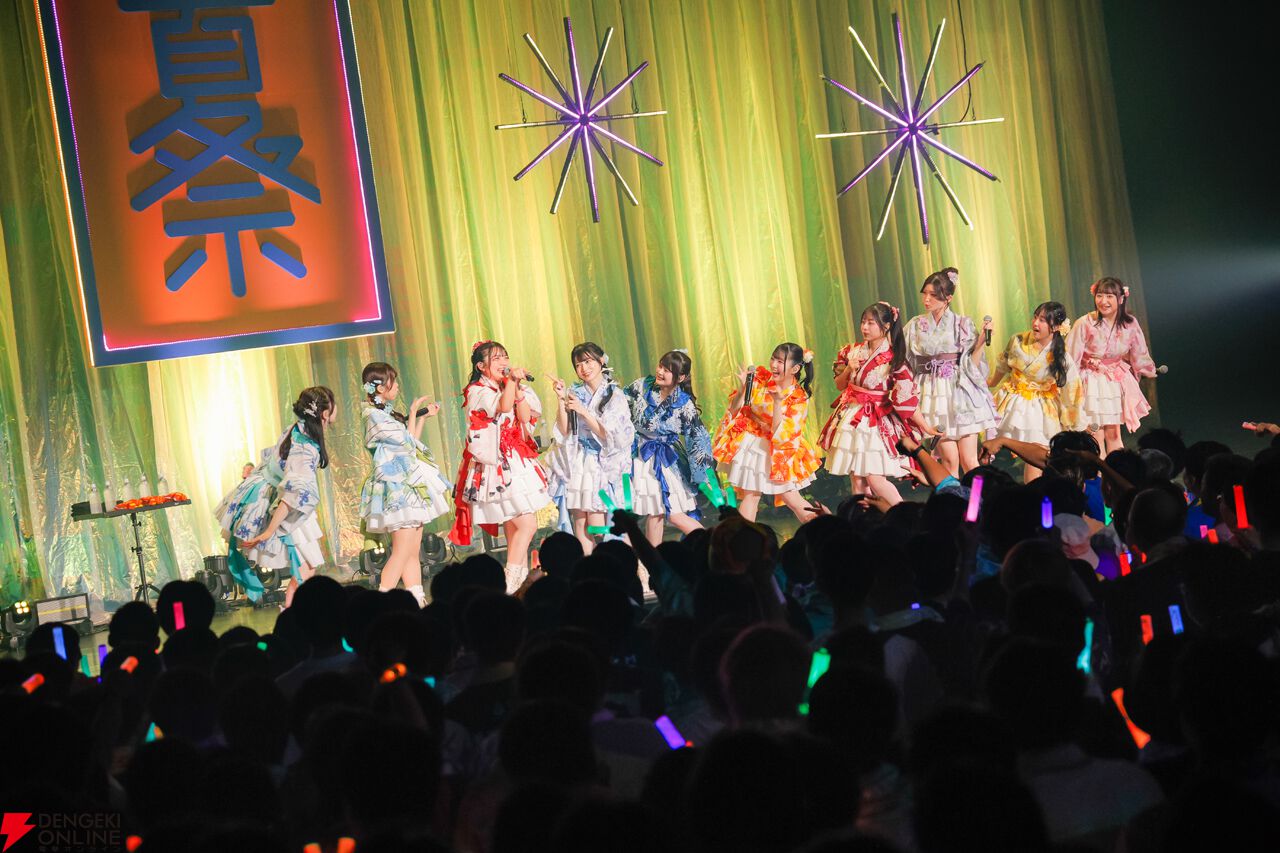 豊洲で『アイプラ』の“お祭り”が開催！ 夏らしさ全開の新曲やハルヒ曲