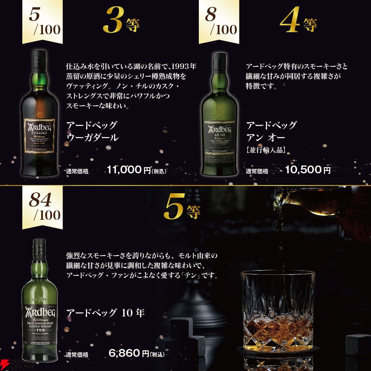 人気のアードベッグ限定くじが早くも第9弾の販売開始。アードベッグ